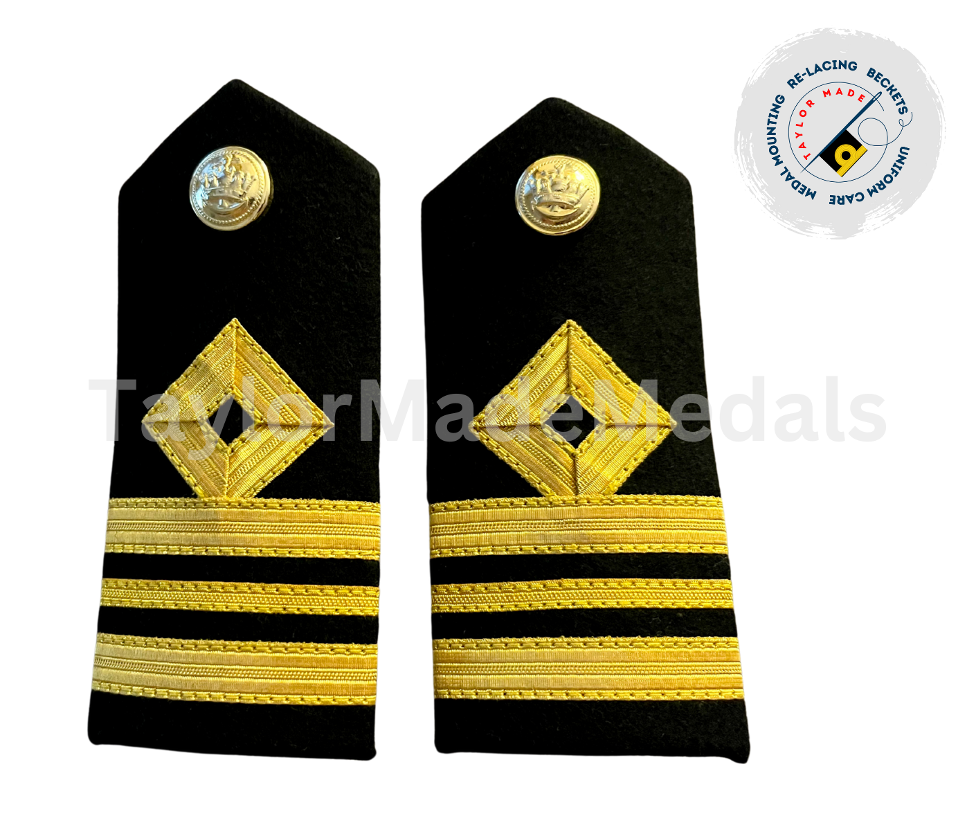 MN Senior 2nd or 1st Officer Rigid Rank Shoulder Boards