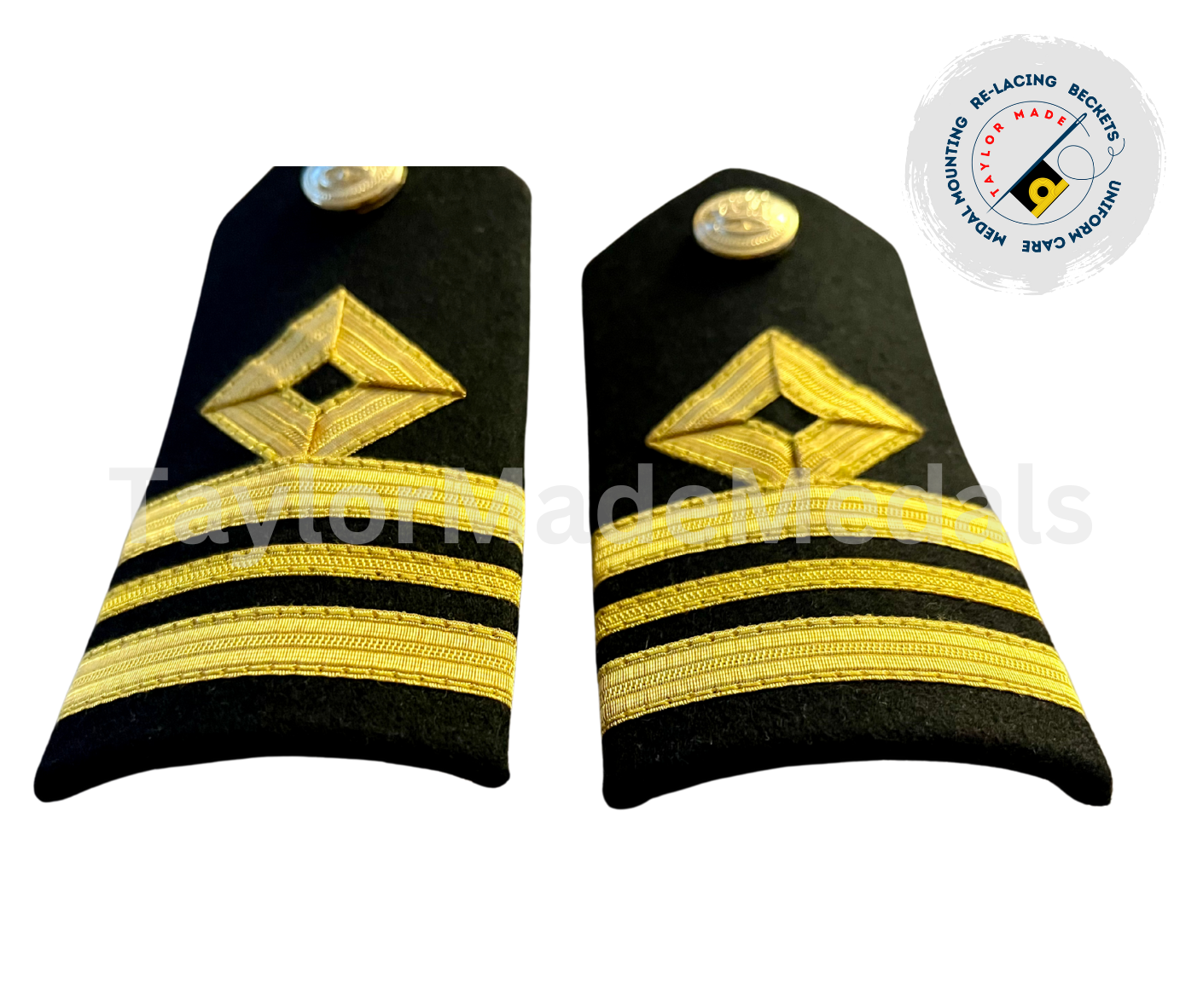 MN Senior 2nd or 1st Officer Rigid Rank Shoulder Boards