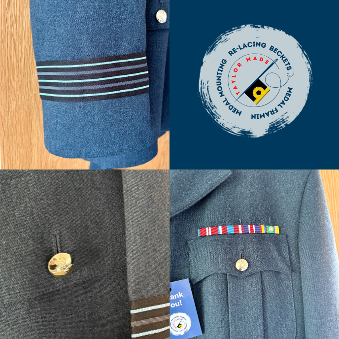 Officer Promotion Alterations and Striping Up - RAF/RAFAC
