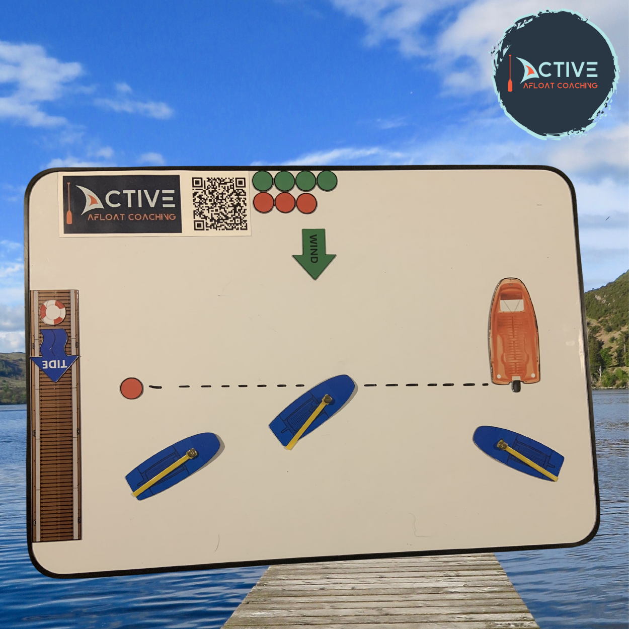 Active Afloat Dinghy Single-Hander Magnetic Training Aid Set