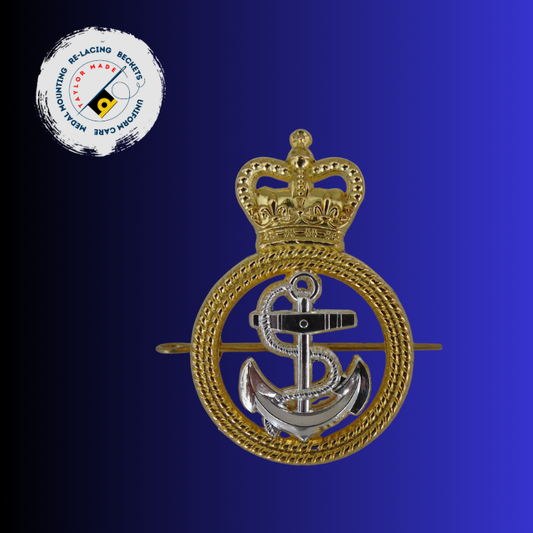 Royal Navy/SCC/VCC CFAV Petty Officer Beret Badge