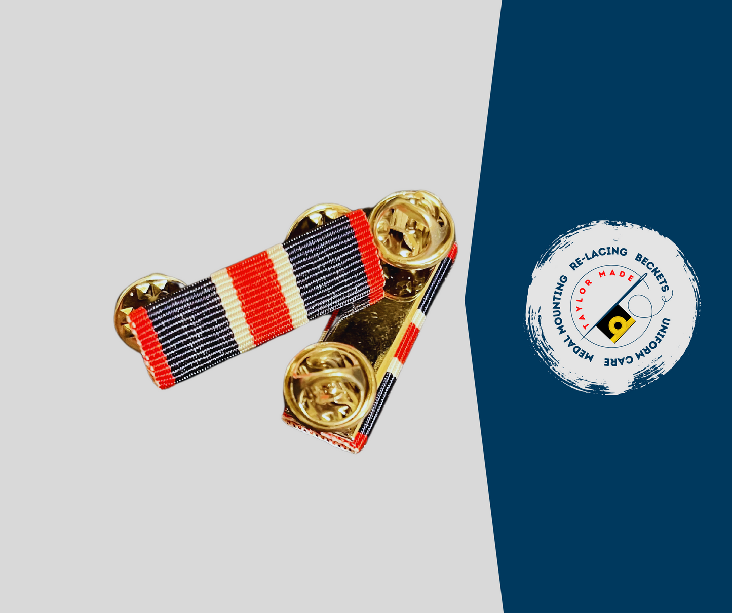 Medal Ribbon Bars - Clutch Pin Fitting