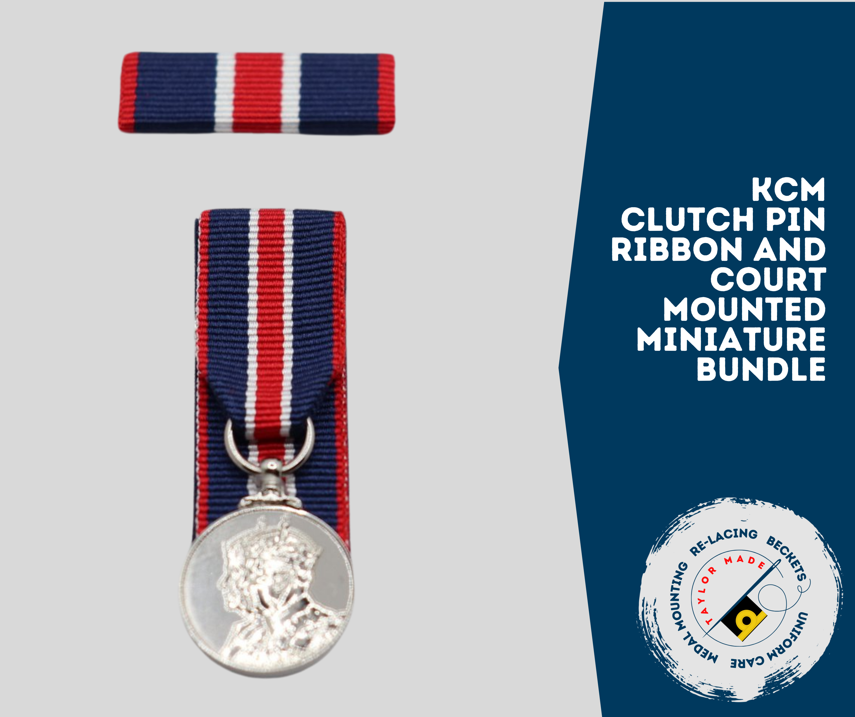 KCM Ribbon Bar and Miniature Bundle – Taylor Made Medals