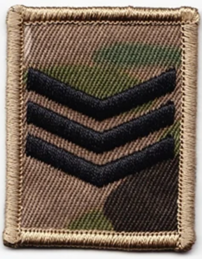 MTP Rank Patches with Velcro Backing