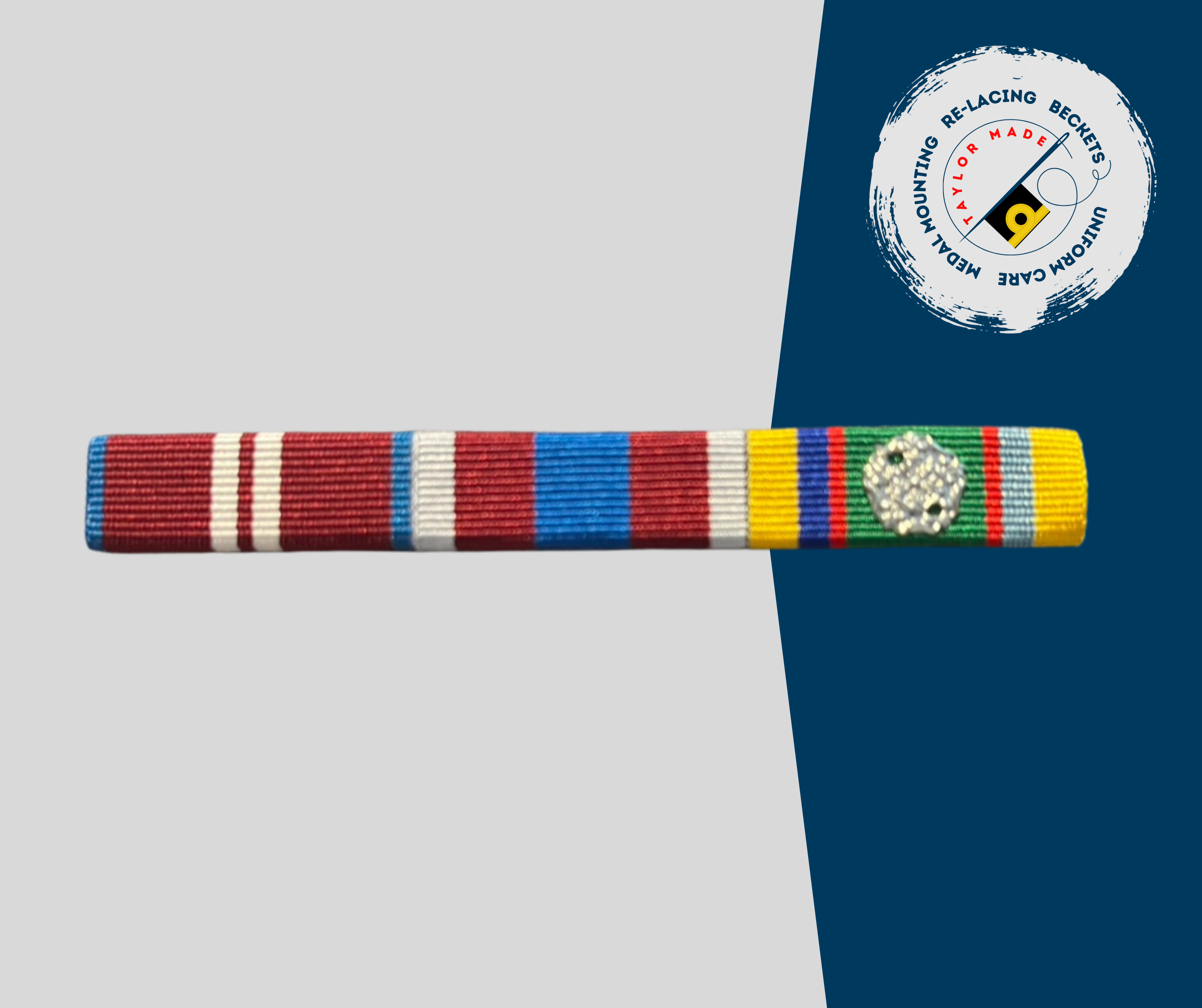 Medal Ribbon Examples Medal Ribbon Bars - Sew-On – Taylor Made Medals